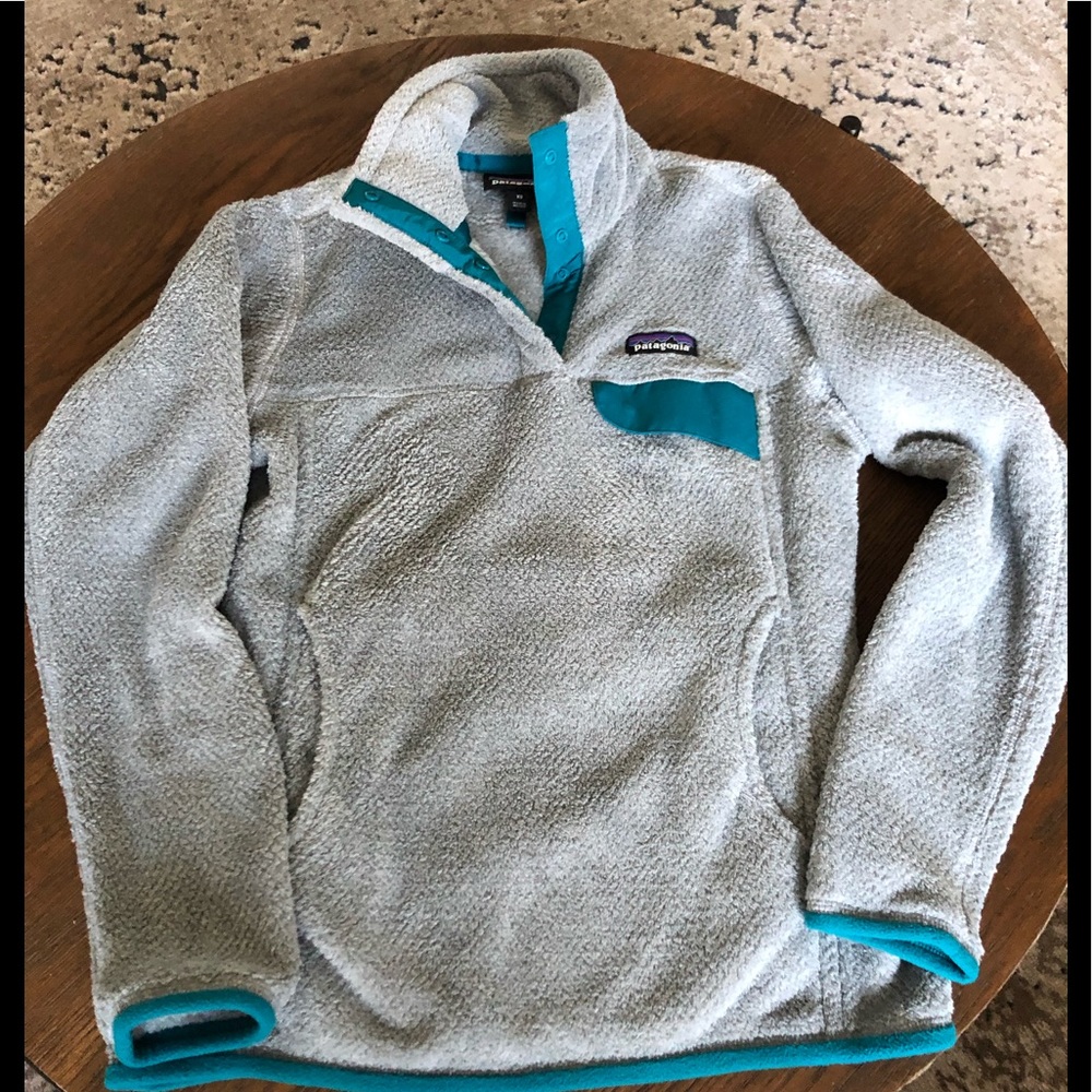 Patagonia Zip Pullover Gray a XS - EUC